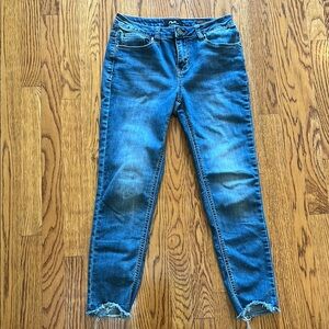 Earl Jeans Blue Ankle Cropped Denim